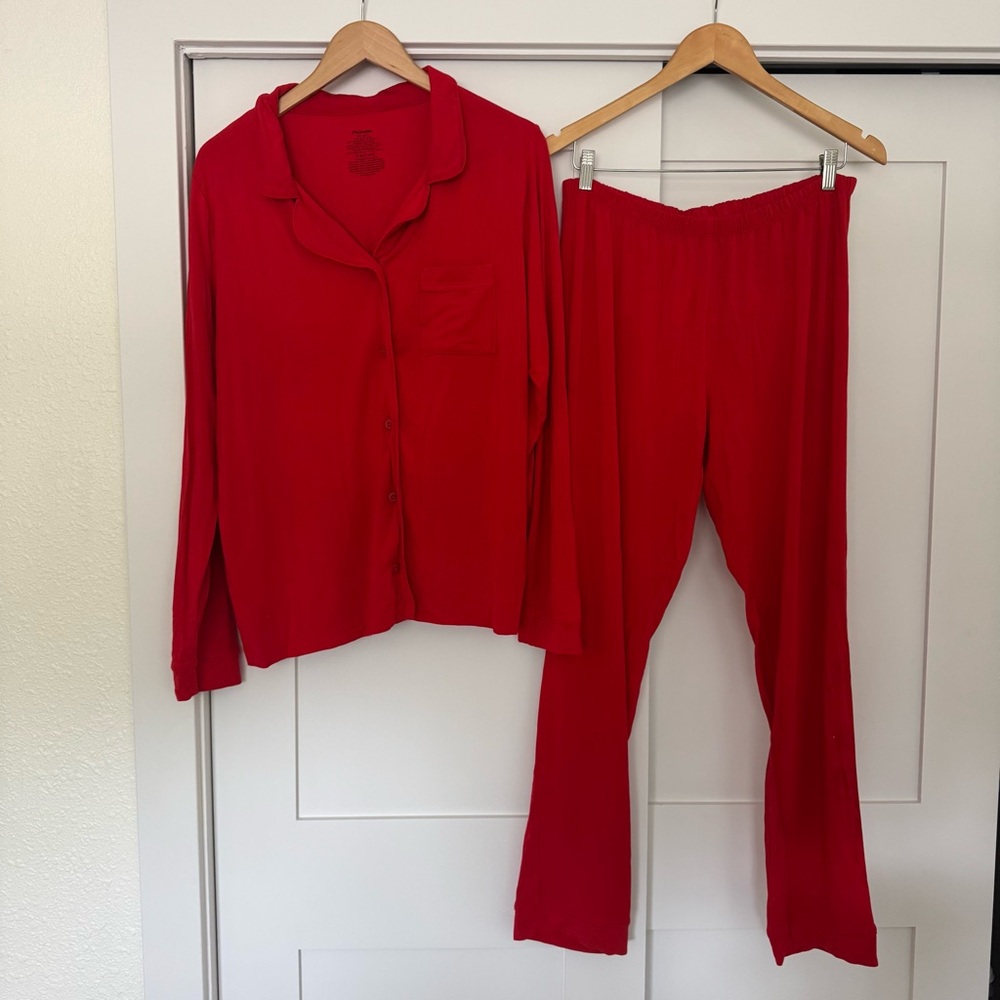 MeUndies Pajama Set‎ Red Size Large